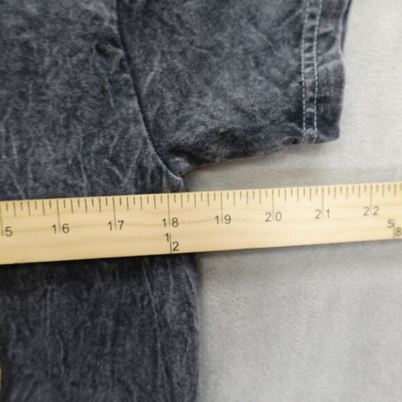 Nirvana Shirt Medium Stone Washed Gray Band Yellow Smiley Face Logo Concert - Picture 5 of 7